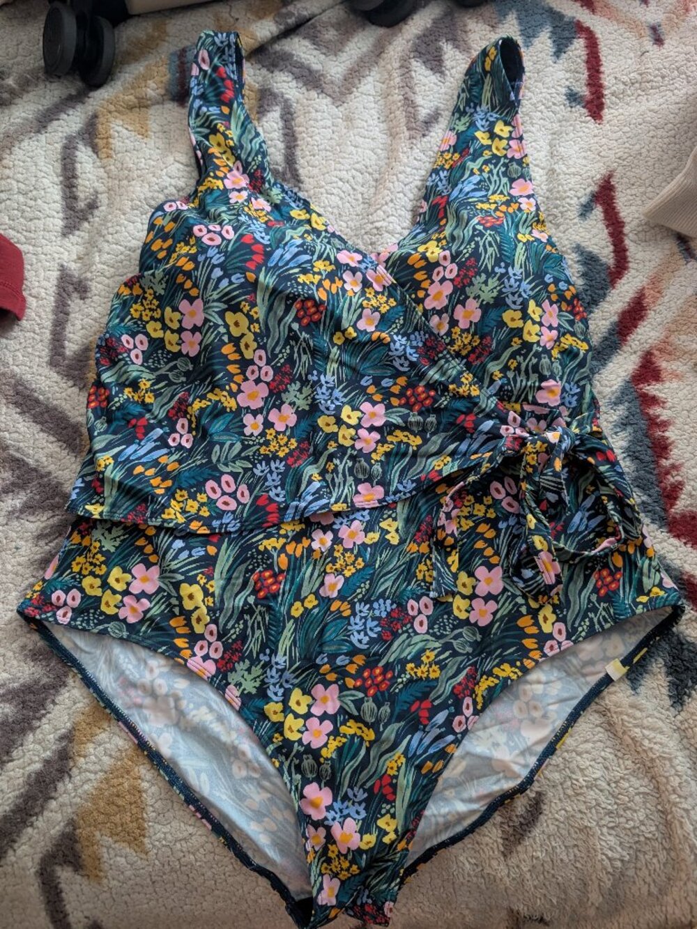 Summersalt brand The Perfect Wrap one piece swimsuit in size 22